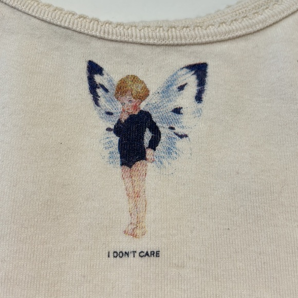 Brandy Melville Tops Brandy Melville Skylar I Dont Care Angel Tank